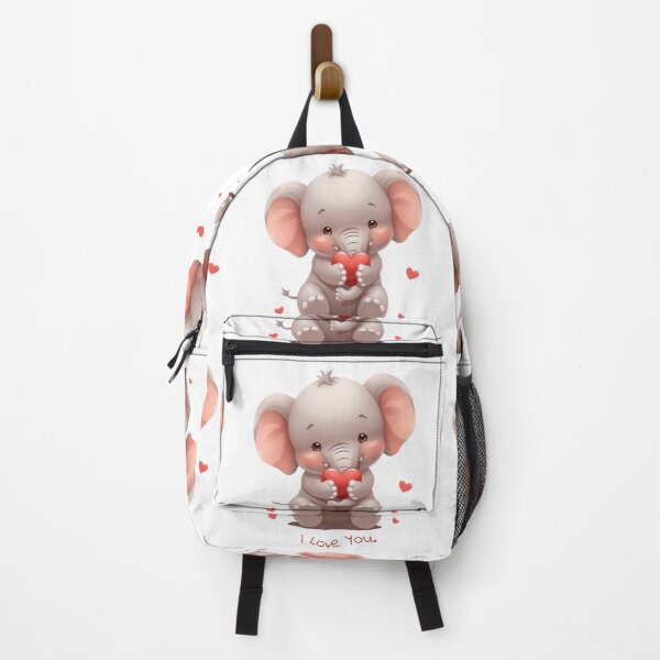 Item preview, Adorable Elephant Sending Love - Pastel Colors Gift designed and sold by DigitfanStudio.