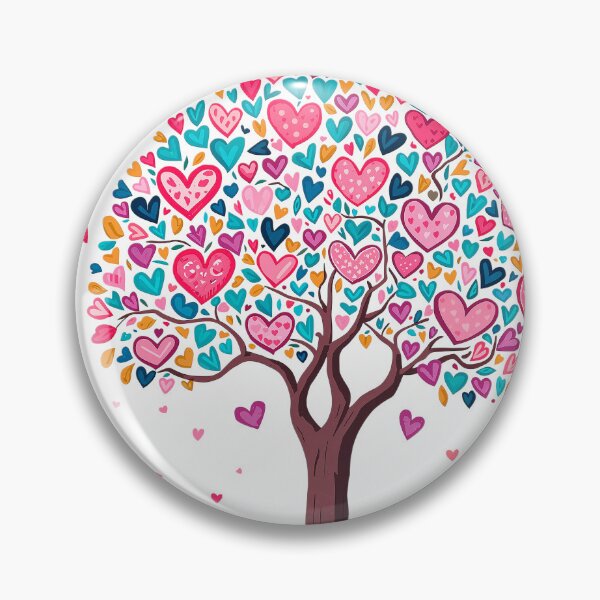 Item preview, tree with hearts designed and sold by TanyaLovus.