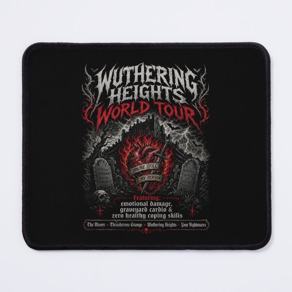 Item preview, Wuthering Heights World Tour Heavy Metal Gothic Literature designed and sold by Fenay Designs.