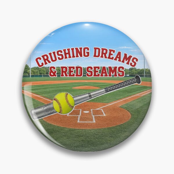 Item preview, Crushing Dreams & Red Seams Softball  designed and sold by TiffanyTTees.