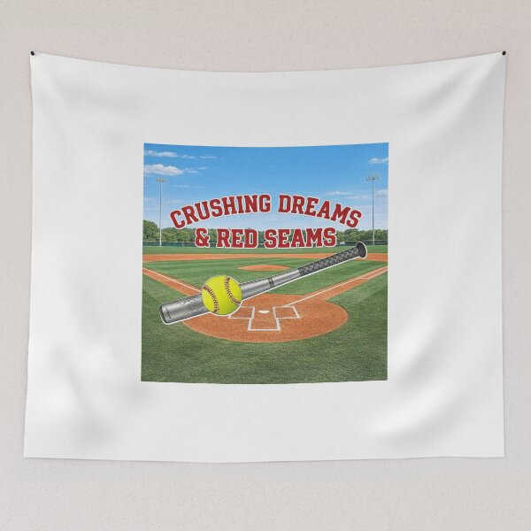 Item preview, Crushing Dreams & Red Seams Softball  designed and sold by TiffanyTTees.