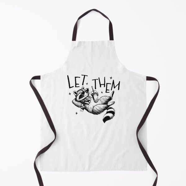 Item preview, Let Them Relaxed Raccoon With Boba Tea designed and sold by krystalRomanart.