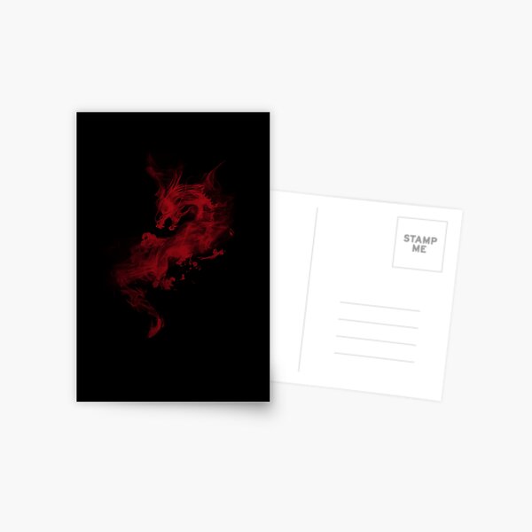 Red Dragon Fantasy Postcard for Sale by radekmilicka