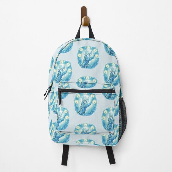Item preview, Mystical Blue Tiger Under The Full Moon designed and sold by the artedivino.
