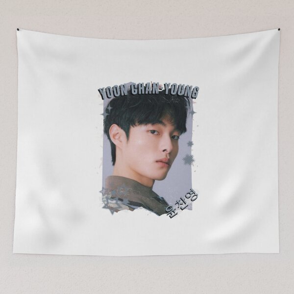 Item preview, Yoon Chan-young (윤찬영) Korean Actor Kdrama Korea Entertainment Collage Digital Art Portrait designed and sold by AJUNICE STUDIO.