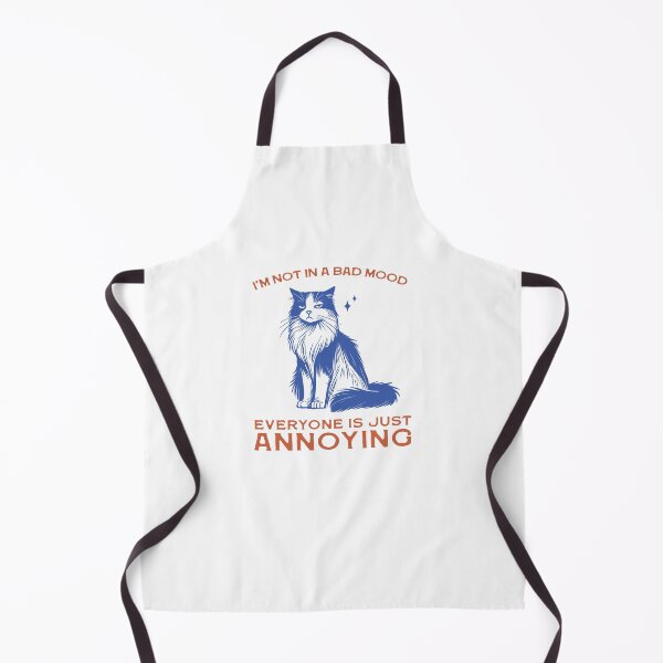 Item preview, I’m Not In A Bad Mood Everyone Is Just Annoying Cat designed and sold by krystalRomanart.