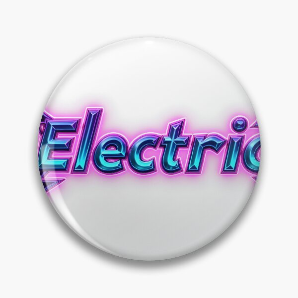 Item preview, "Neon Electric Text with Lightning Strikes" designed and sold by Teeshirtstoday.com.