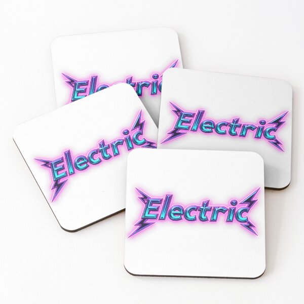Item preview, "Neon Electric Text with Lightning Strikes" designed and sold by Teeshirtstoday.com.