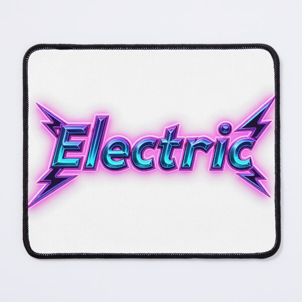 Item preview, "Neon Electric Text with Lightning Strikes" designed and sold by Teeshirtstoday.com.