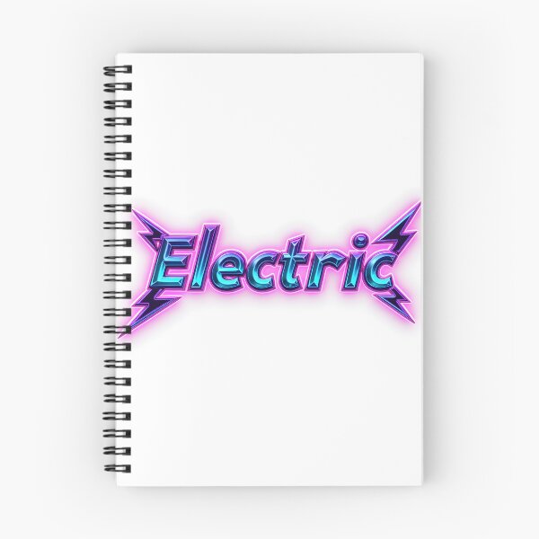 Item preview, "Neon Electric Text with Lightning Strikes" designed and sold by Teeshirtstoday.com.