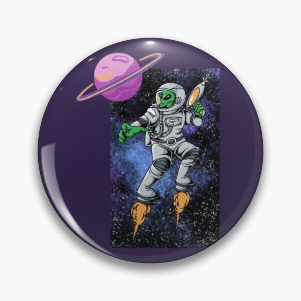 Item preview, Artemis II — Back to the Moon Copy Moon Joy Alien Astronaut Emblem designed and sold by Yasmine Mohammed.