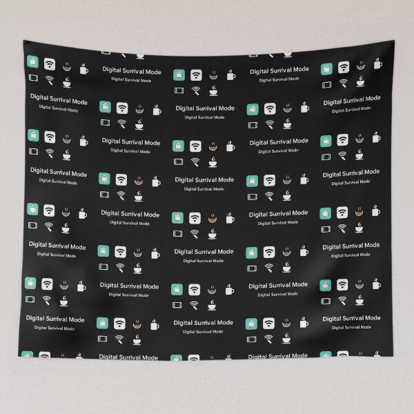 Item preview, Digital Survival Fashion Tech Aesthetic Graphic Art designed and sold by artlife4.