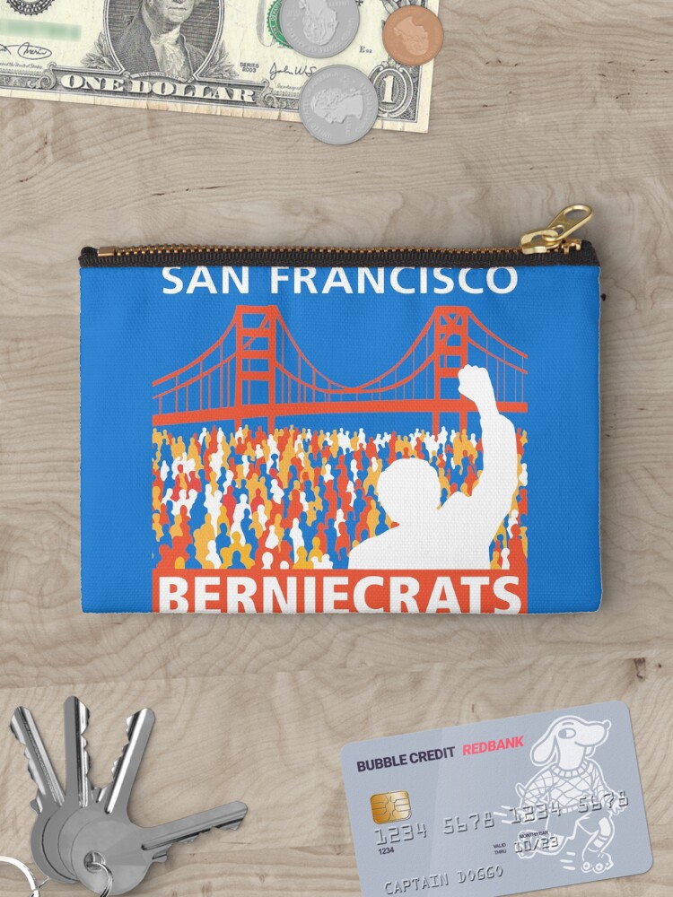 Thumbnail 3 of 4, Zipper Pouch, SF Berniecrats designed and sold by techmaz.