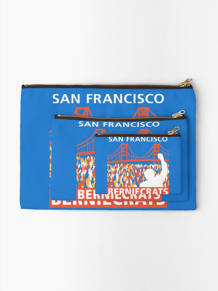 Alternate view of SF Berniecrats Zipper Pouch
