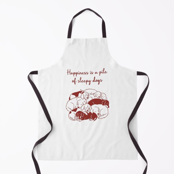 Item preview, Happiness Is A Pile Of Sleepy Dogs designed and sold by krystalRomanart.