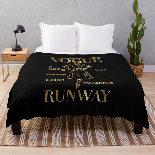 Item preview, Golden Vogue Magazine Cover: Vintage Runway Style Art designed and sold by MalisoStickers.