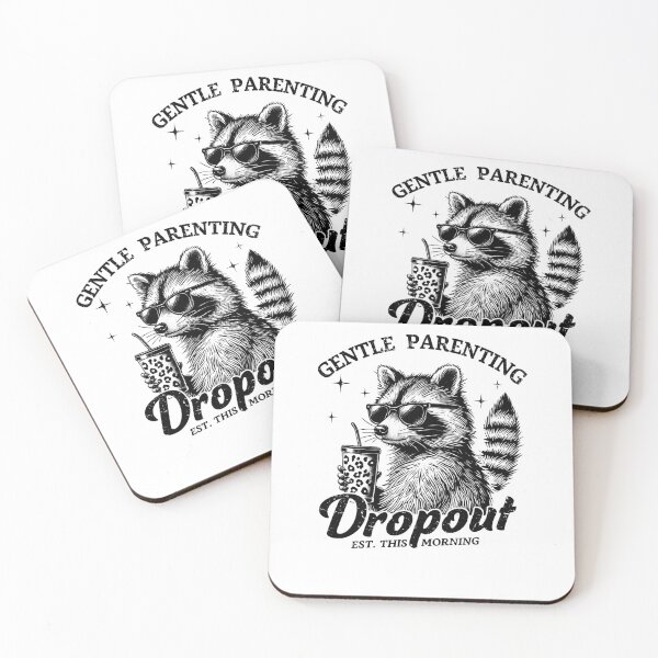Item preview, Gentle Parenting Dropout Est. This Morningfunny Raccoon Sunglasses designed and sold by krystalRomanart.