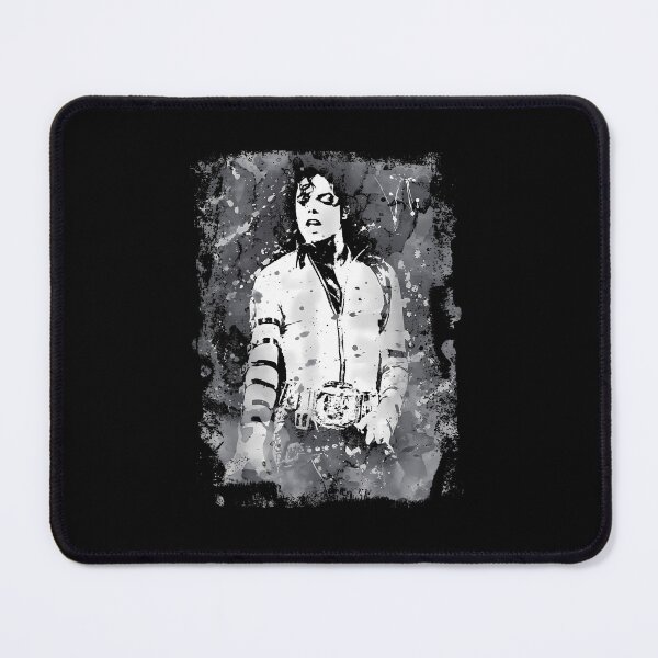 Item preview, Michael Jackson Bad World Tour 1988 Black And White Splatter designed and sold by NADEEMMT2.