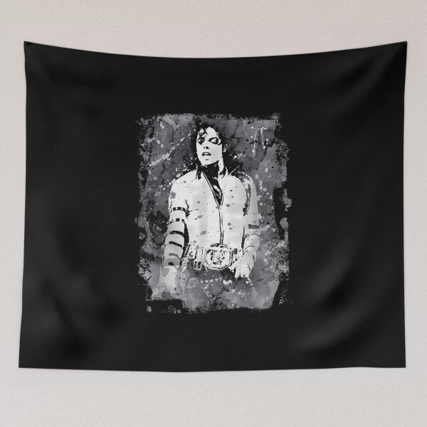 Item preview, Michael Jackson Bad World Tour 1988 Black And White Splatter designed and sold by NADEEMMT2.