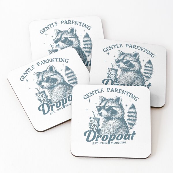 Item preview, Gentle Parenting Dropout Est. This Morningfunny Raccoon Sunglasses (2) designed and sold by krystalRomanart.