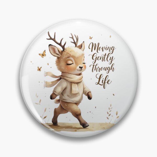 Item preview, Moving Gently Through Life Cute Vintage Deer Woodland Nursery designed and sold by AQUILAKREO.