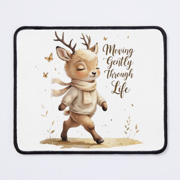 Item preview, Moving Gently Through Life Cute Vintage Deer Woodland Nursery designed and sold by AQUILAKREO.