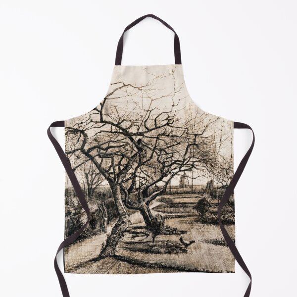 Item preview, The Parsonage Garden at Nuenen in Winter by Vincent van Gogh: Fine Art Poster designed and sold by artofuniverse.