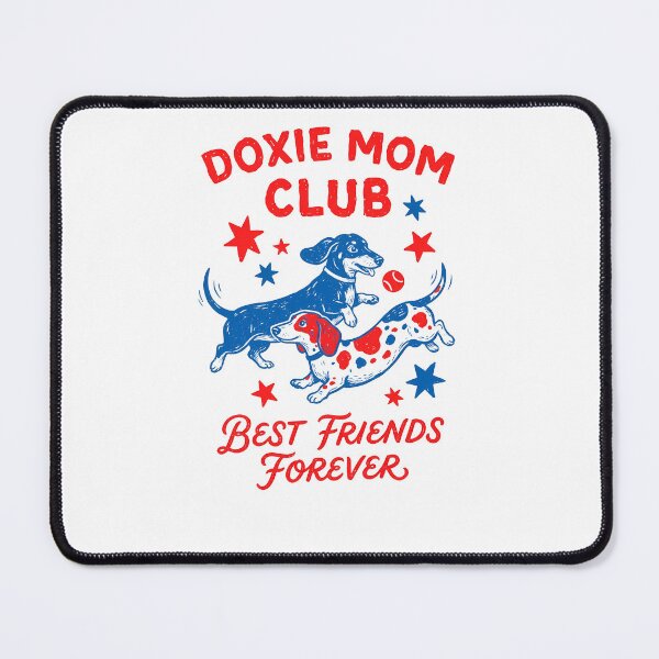 Item preview, Doxie Mom Club Best Friends Forever Dachshund Dogs designed and sold by krystalRomanart.