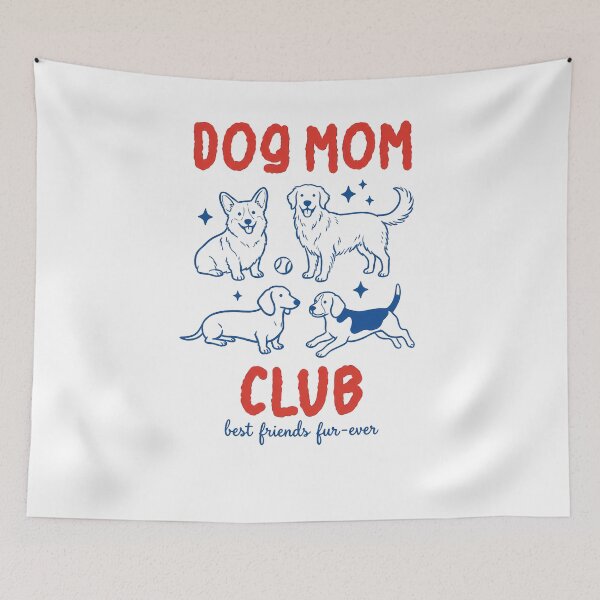 Item preview, Dog Mom Club Best Friends Fur-ever Corgi & Golden Art designed and sold by krystalRomanart.
