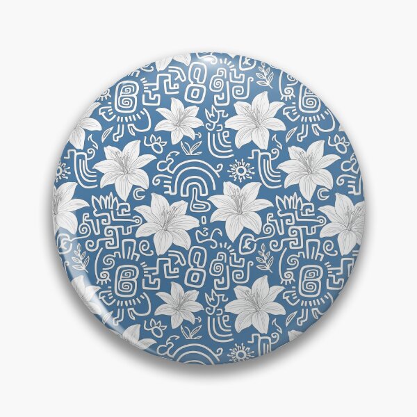Item preview, tribal lily design designed and sold by Nice-patterns.