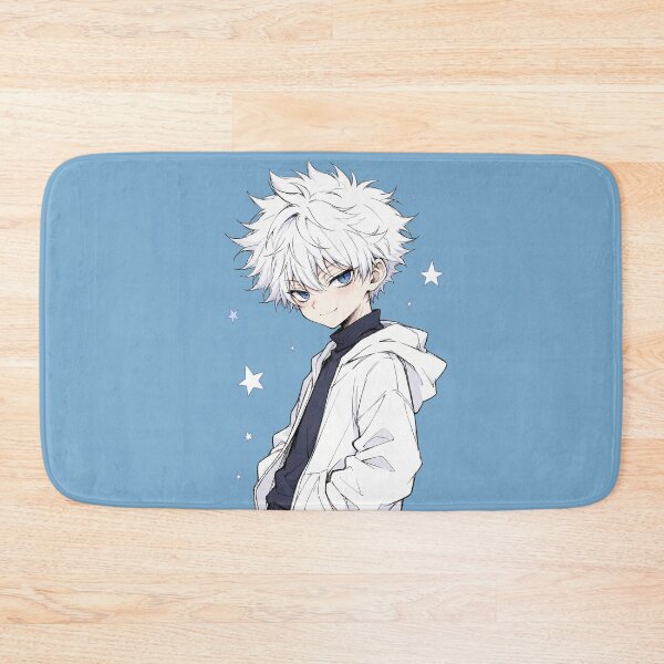 Item preview, White Haired Anime Boy with Blue Eyes  designed and sold by bistuni.