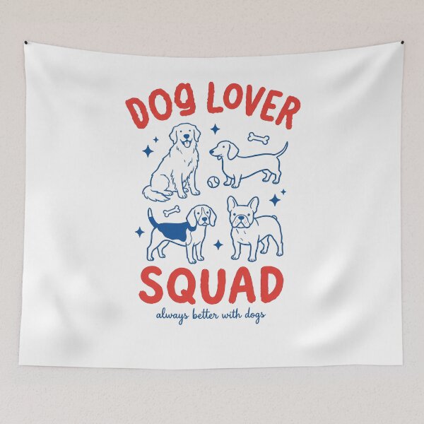 Item preview, Dog Lover Squad Always Better With Dogs designed and sold by krystalRomanart.