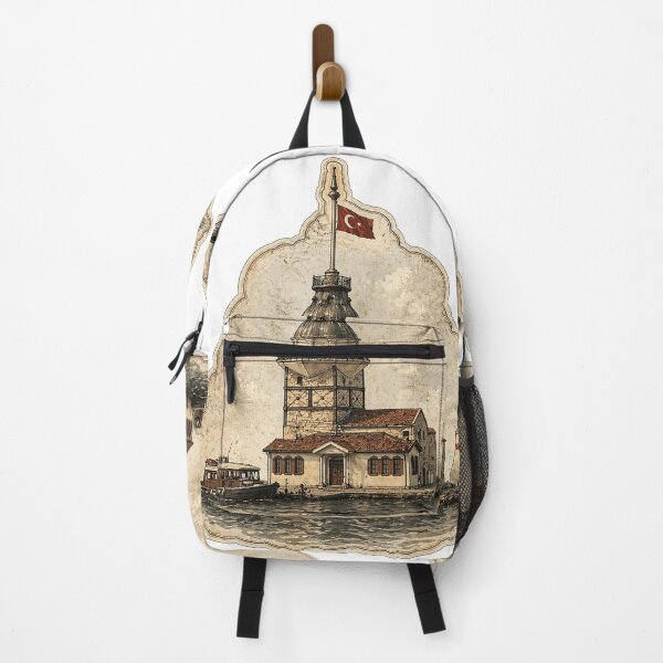Item preview, Vintage Maiden's Tower Istanbul Travel designed and sold by AmJoJoe.