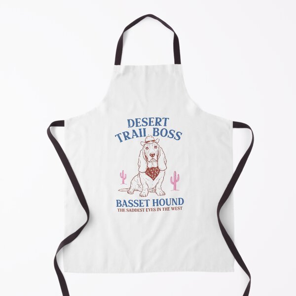 Item preview, Desert Trail Boss Basset Hound Saddest Eyes In The West designed and sold by krystalRomanart.
