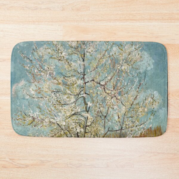 Item preview, The Pink Peach Tree by Vincent van Gogh: Post Impressionist Art Print designed and sold by artofuniverse.