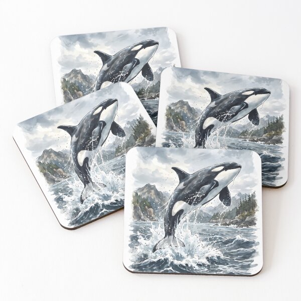 Item preview, Orca Orcinus Southern Resident Salish Sea designed and sold by RubisLeaf.