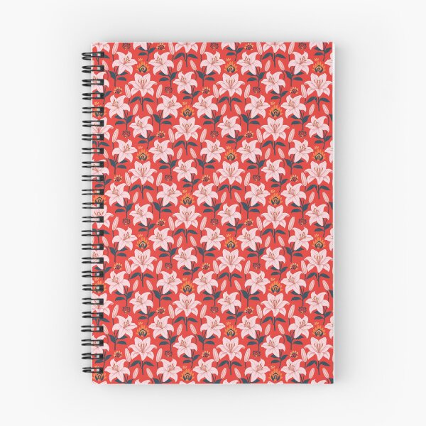 Item preview, pink lilies designed and sold by Nice-patterns.