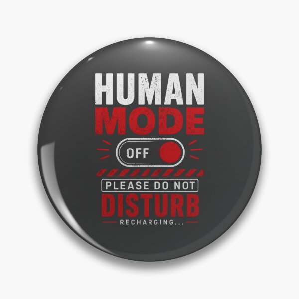 Item preview, Human Mode Off-Do Not Disturb Recharge Shirt designed and sold by DomKo10.