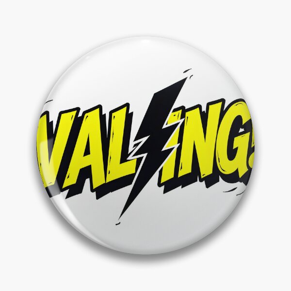 Item preview, "Bold 'VALSING!' Text with Lightning Effect" designed and sold by Teeshirtstoday.com.