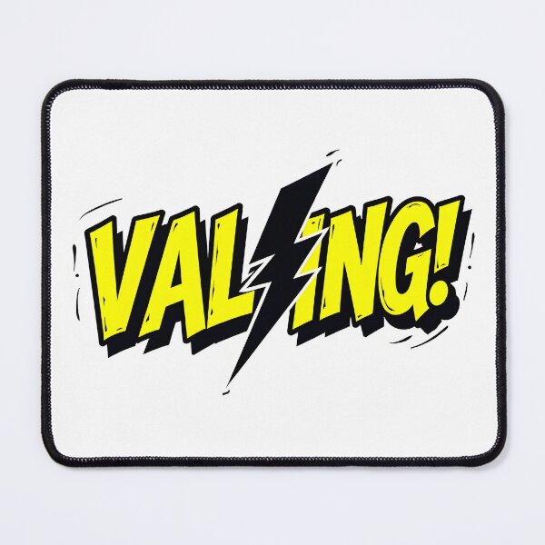 Item preview, "Bold 'VALSING!' Text with Lightning Effect" designed and sold by Teeshirtstoday.com.