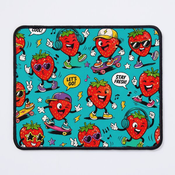 Item preview, Animated strawberries in action and style designed and sold by Imprearte.