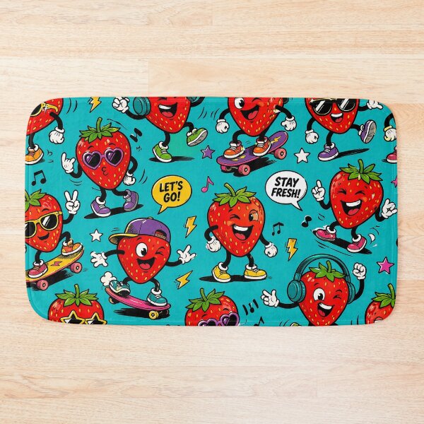 Item preview, Animated strawberries in action and style designed and sold by Imprearte.