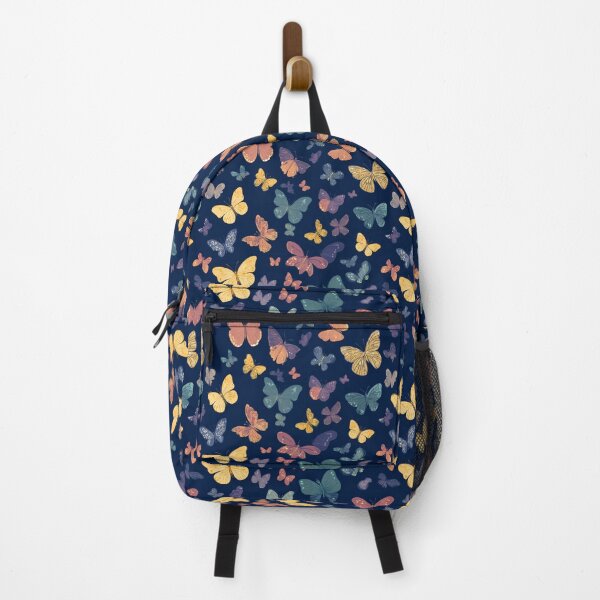 Item preview, Elegant Colorful Butterflies Flying Pattern Design designed and sold by NicolasGlowArt.