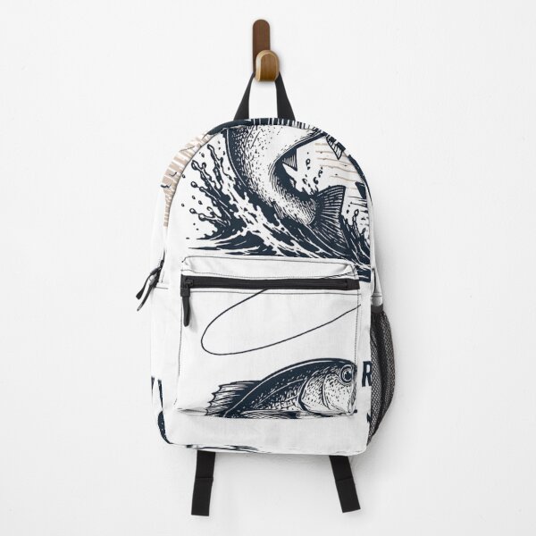 Item preview, Fish More Worry Less Vintage Fishing Logo designed and sold by ZadTicaret.