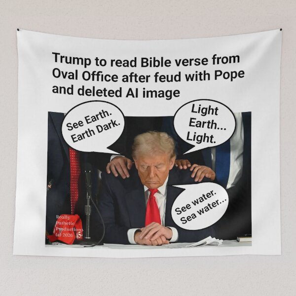 Item preview, Trump blasphemy a daily occurrence designed and sold by reallypathetic.