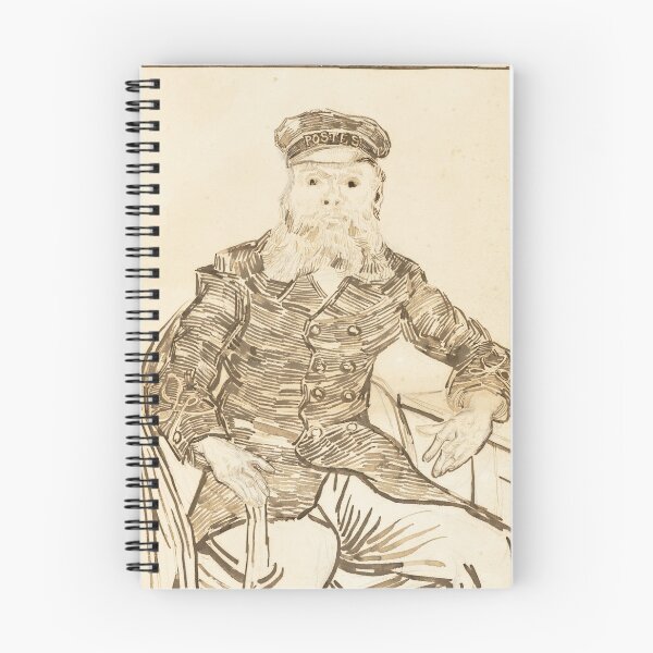 Item preview, The Postman Joseph Roulin by Vincent van Gogh: Vintage Line Art Portrait designed and sold by artofuniverse.