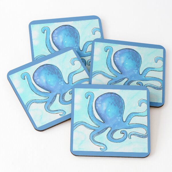 Item preview, Watercolor Octopus designed and sold by NoBunnieKnows.