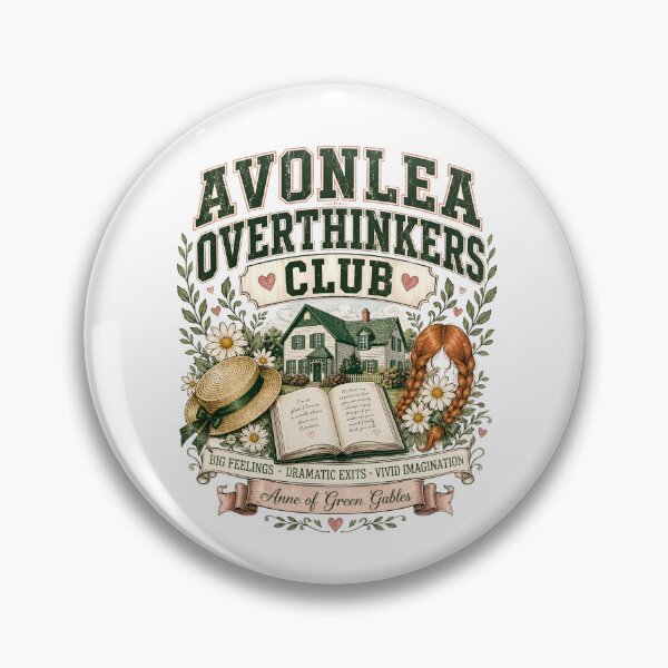 Item preview, Avonlea Overthinkers Club Big Feelings Anne Of Green Gables Quotes designed and sold by Fenay Designs.