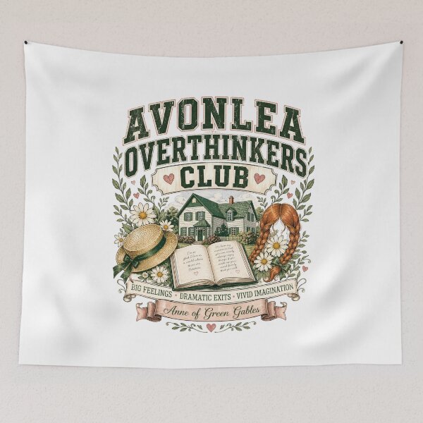 Item preview, Avonlea Overthinkers Club Big Feelings Anne Of Green Gables Quotes designed and sold by Fenay Designs.
