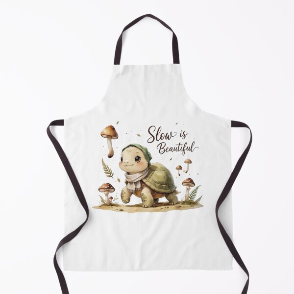 Item preview, Slow Is Beautiful Cute Vintage Turtle Cottagecore Aesthetic designed and sold by AQUILAKREO.